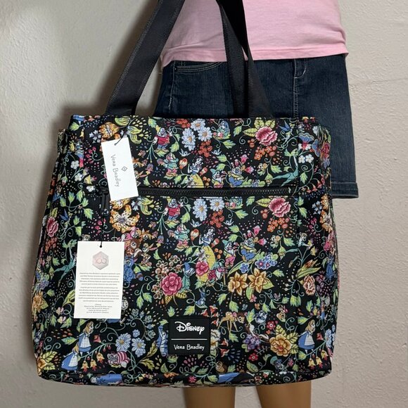 Vera Bradley Drawstring Family Tote in Disney Classics on the Green NWT Ripstop - Picture 6 of 12